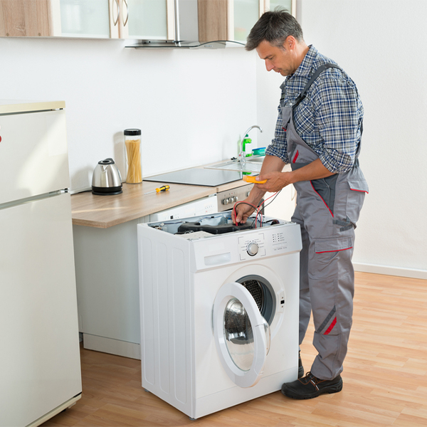 can you walk me through the steps of troubleshooting my washer issue in Andover ME